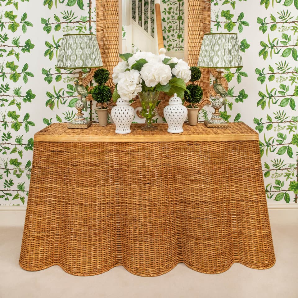Midori Rattan Konsolentisch — Bild 1